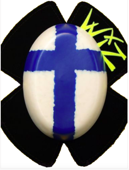 Wiz Finland Flag Knee Sliders (1 Set)