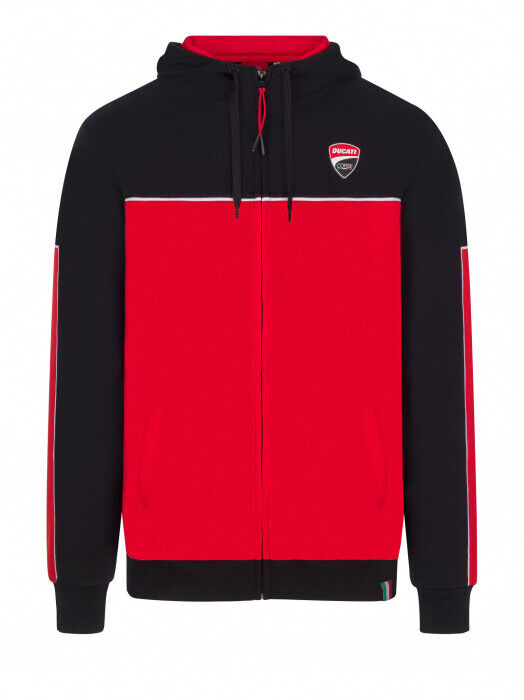 Official Ducati Corse Black Zip Up Hoodie - 20 26001