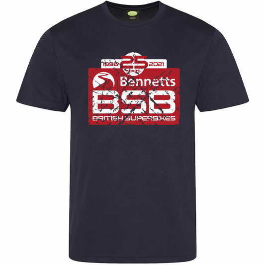 Official Bsb Navy Distressed T-Shirt - Z21Bsbdt