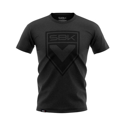 Official WSBK Black Shield T'shirt - Sbk22Camte001Bk