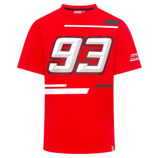 Official Marc Marquez Mm93 Logo Red T'Shirt - 19 33002