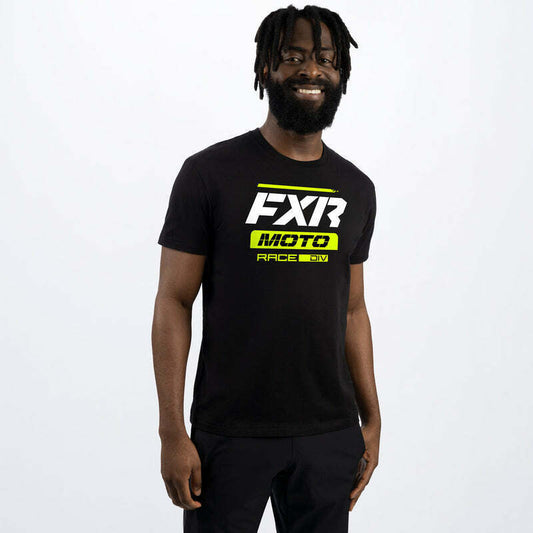 Official FXR Racing M Moto Black Hivis Premium T'shirt - 222069-1065