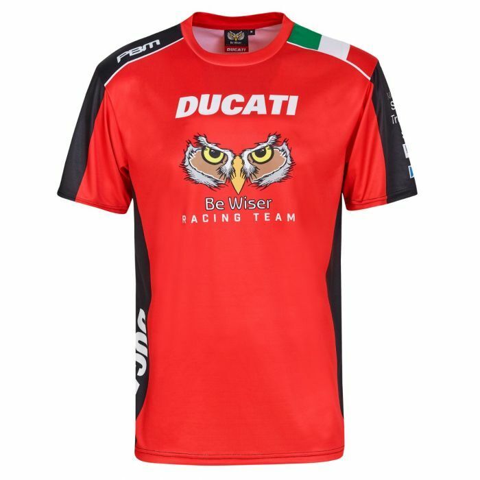 Official PBM Be Wiser Ducati Team All Over Print T Shirt . 19PBM-Aopt
