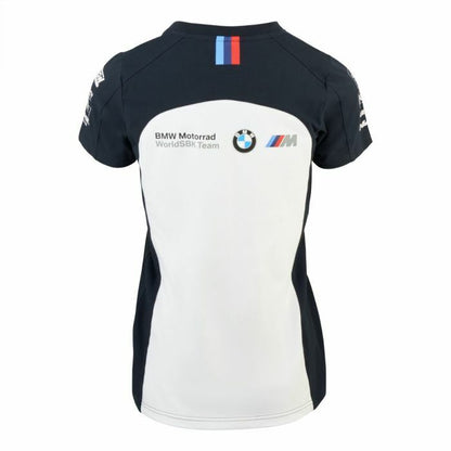 Official BMW Mottorad WSBK Team Woman's T Shirt - 20BMW-Sbk-Lt-White