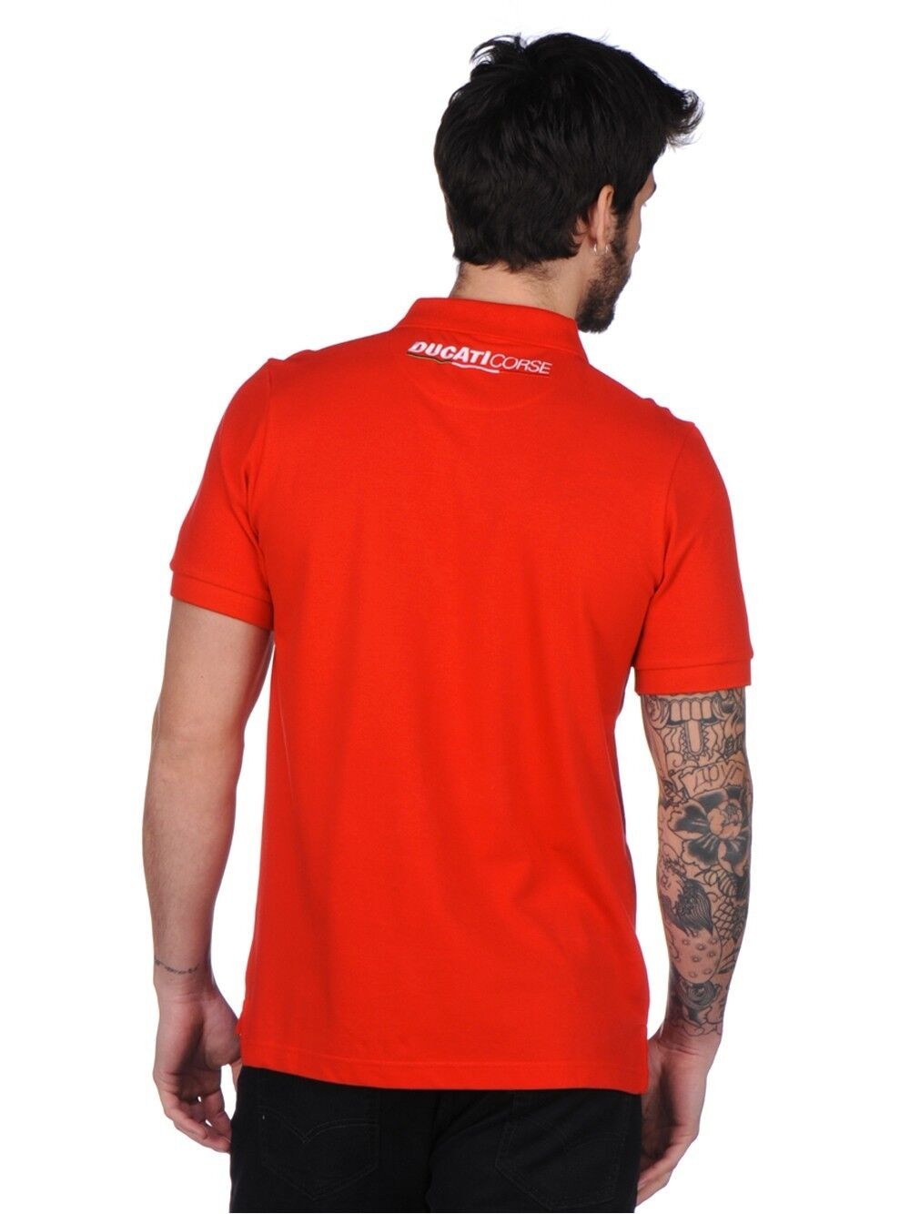 Official Ducati Corse Yoke Polo Shirt - 17 16001