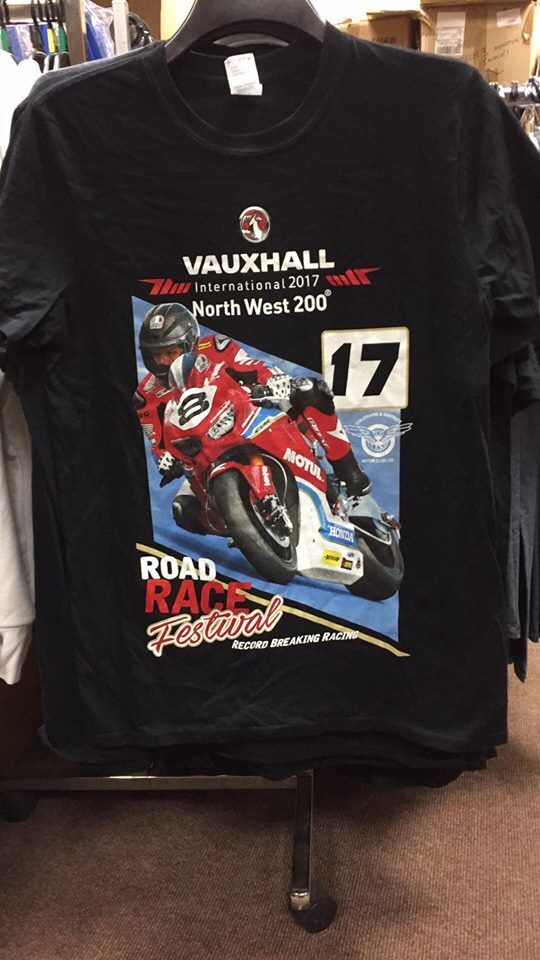 Official 2017 North West 200 Festival Printed T Shirt