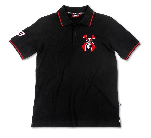 New Official Marc Marquez 93 Black Polo - Mmmpo 105704