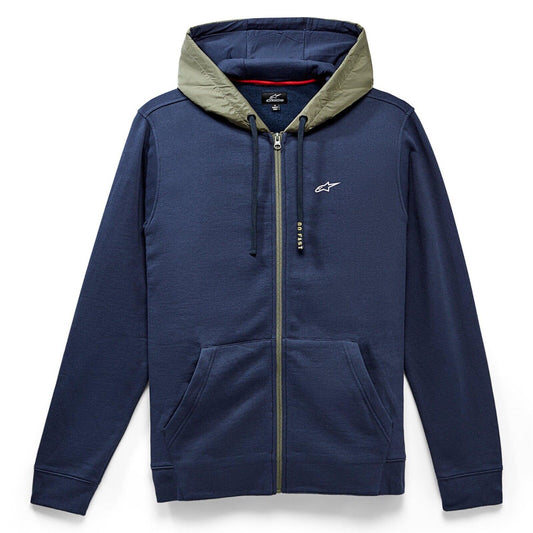 Alpinestars Robust Blue And Green Zip Up Hoodie - 1230-53150