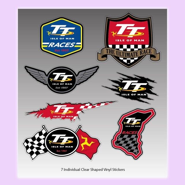 Official Isle Of Man TT Sticker Set - 19St6