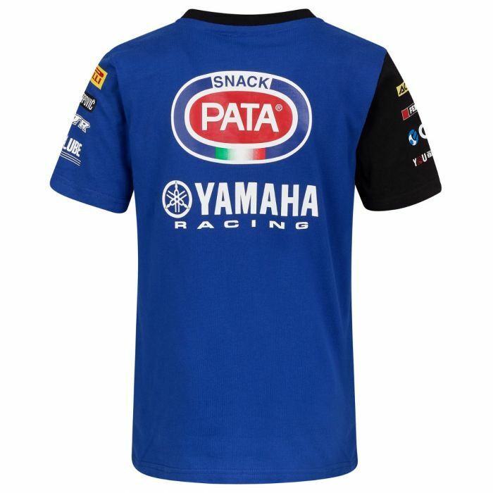 Official Pata Yamaha WSBK Kid's Team T Shirt - 19YamWSBK-Kct