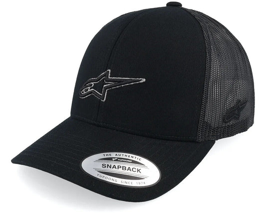 Alpinestar Black Find Trucker Cap - 1213-81008