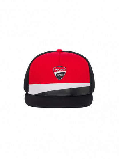 Official Ducati Corse Flat Peak Cap - 20 46006