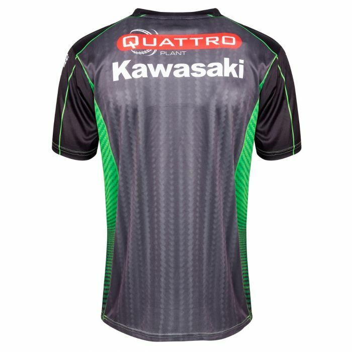 Official Quattro Plant Kawasaki Team All Over Print T Shirt - 19Qk-Aopt