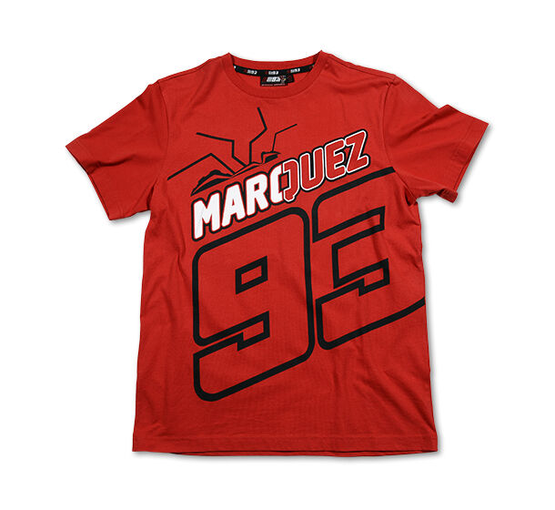 New Official Marc Marquez 93 Red T-Shirt - Mmmts 1007 07