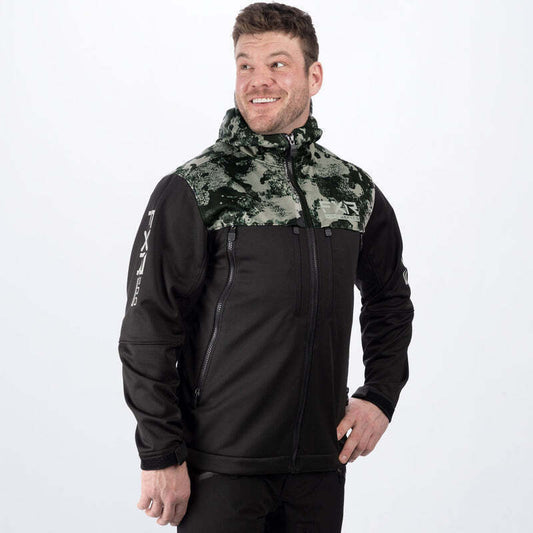 Official FXR Pro Series Camo Cast Softshell Jacket - 222001 1076