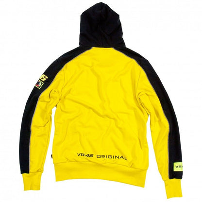 Official Valentino Rossi VR46 Yellow Black Fleece 12Xmvrfl 2033