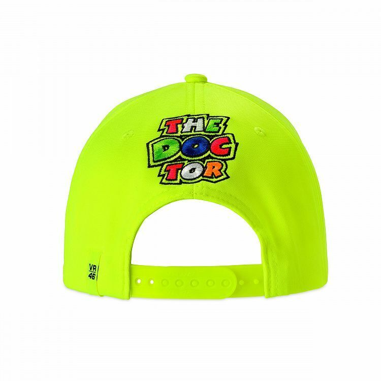 VR46 Valentino Rossi Official Stripes Fluo Cap - Vrmca 350228