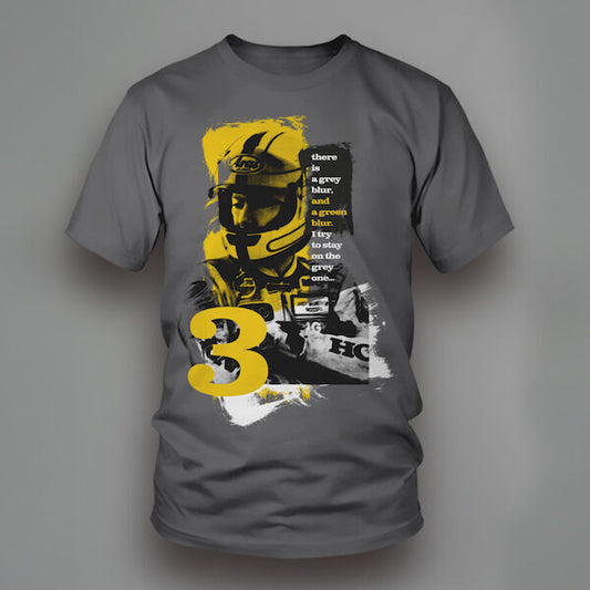 New Official Joey Dunlop "Quote" T'Shirt - Grey