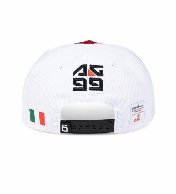 Official Alfa Romeo Racing 99 Antonio Giovinazzi Flat Brim Driver Cap - Gio