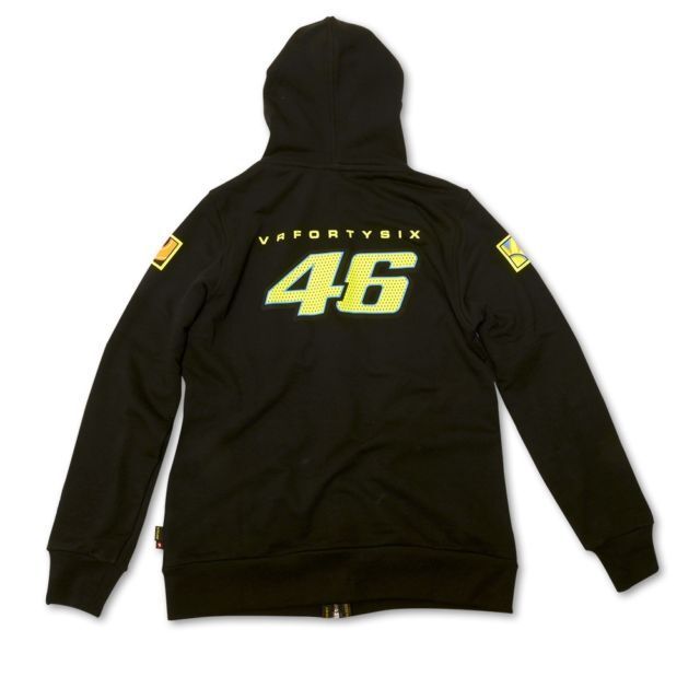 Official Valentino Rossi VR46 Woman'S Zip Up Hoodie - Vrwfl 52304