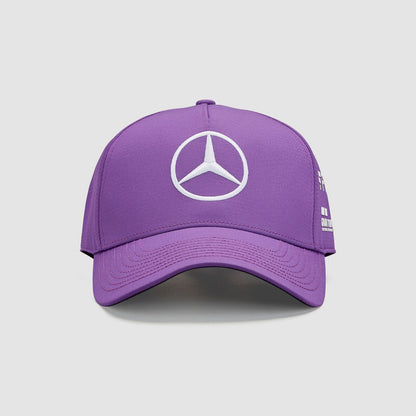 Lewis Hamilton Driver Mercedes AMG Petronas Motorsport Purple Cap - 701219228 03