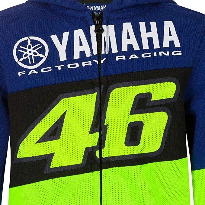 VR46 Official Valentino Rossi Dual Yamaha Kids Hoodie Fleece - Ydkfl 395909