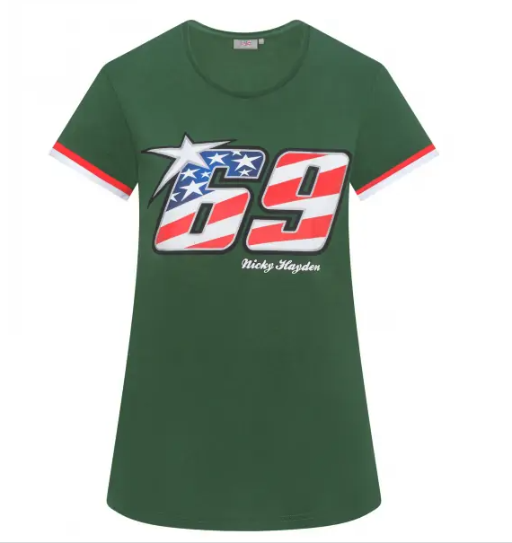 Official Nicky Hayden Womans Green T Shirt - 19 34006