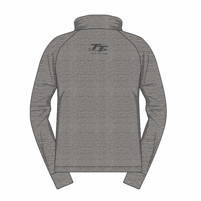 Isle Of Man TT Races Official Grey Sports Track Top - 20Att