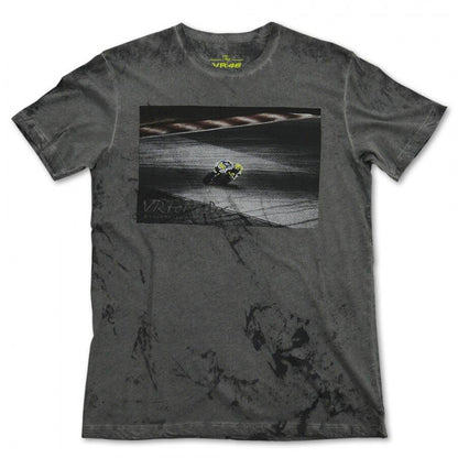 Official Valentino Rossi VR46 Exclusive Stone Washed T'shirt - Vrmts 140611 Nf