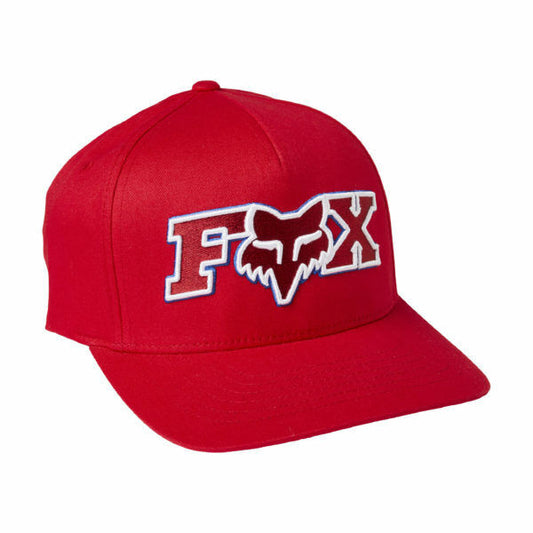 Fox Racing Ellipsid Red Flexifit Baseball Cap - 24421-122