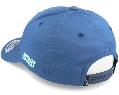 Alpinestar Ageless Popper Blue Baseball Cap - 1210 81030