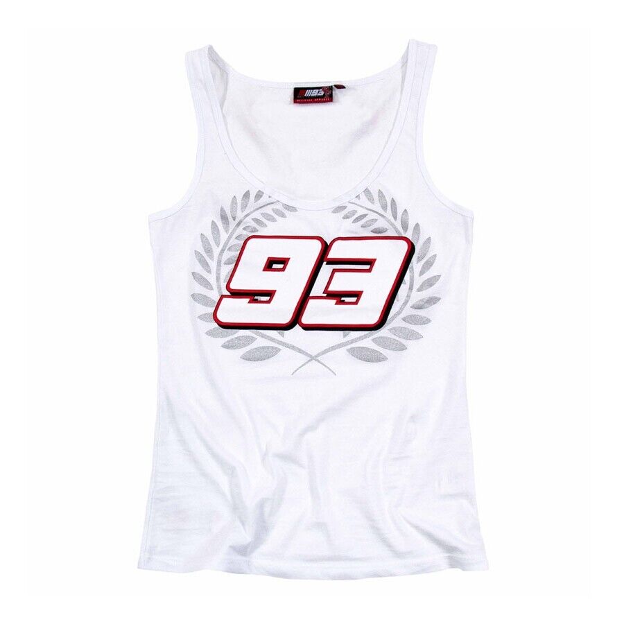 Official Marc Marquez 93 White Womans Tank Top - Mmwtt 149 06