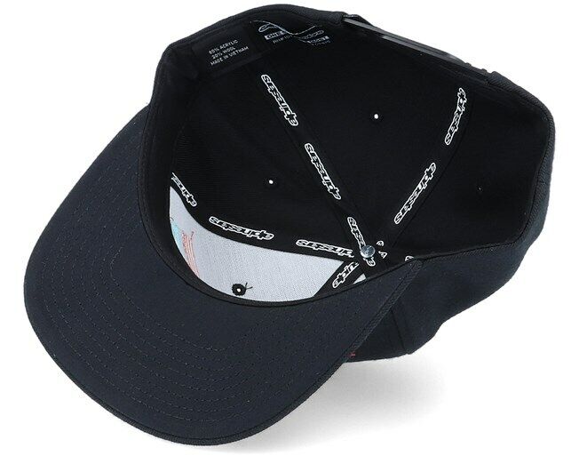 Alpinestar Bumper Flat Peak Black Baseball Cap - 1210 81110