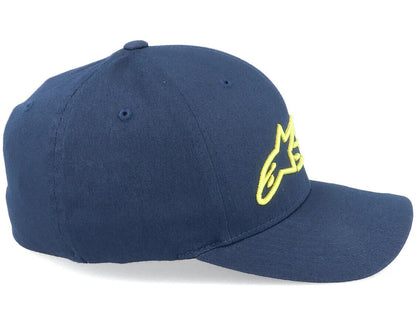 Alpinestars Blaze Flexifit Blue/Yellow Baseball Cap -