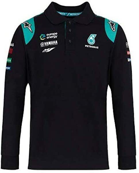 Official Petronas Yamaha Team Long Sleeve Polo Shirt - 19Py Apl