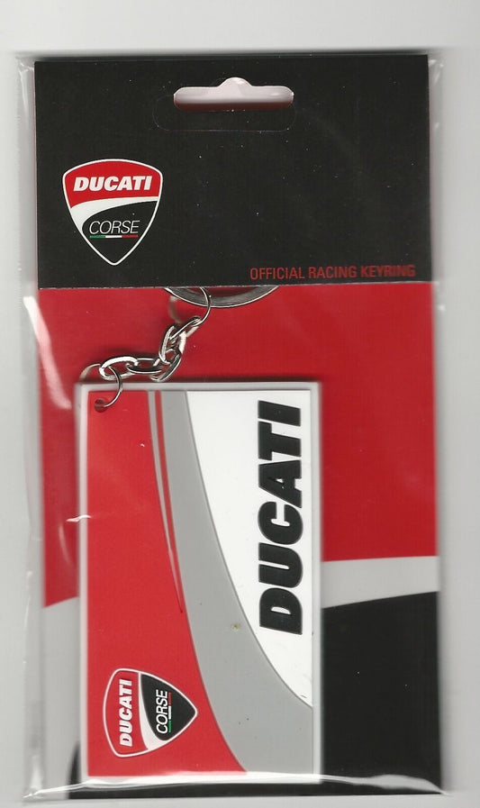 New Official Ducati Corse Keyring - 17 56005