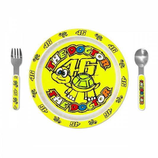 VR46 Official Valentino Rossi Baby's Turtle Meal Set - Vrusm 309503