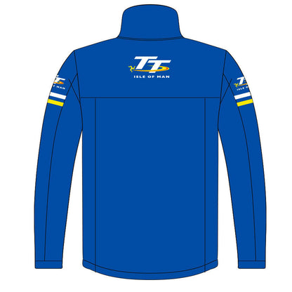 Isle Of Man TT Races Official Blue Soft Shell Jacket - 19Ajss2