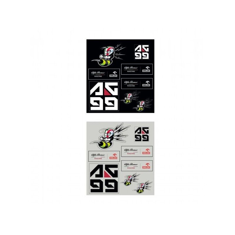 Official Alfa Romeo F1 Racing Orlen Team Sticker Sets - Arr_Facsr899