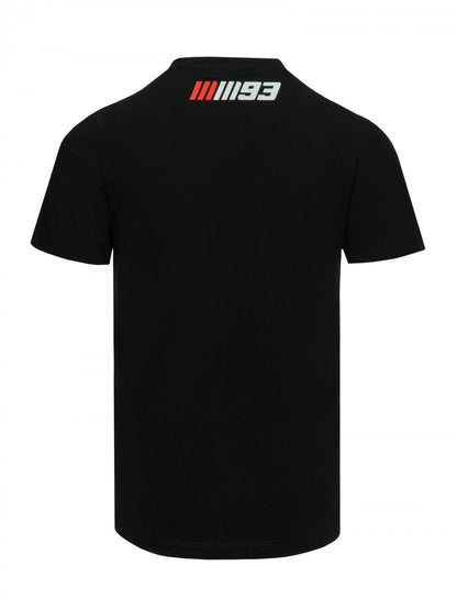 Marc Marquez Official Black T-Shirt Face - Mmmts 18 33012