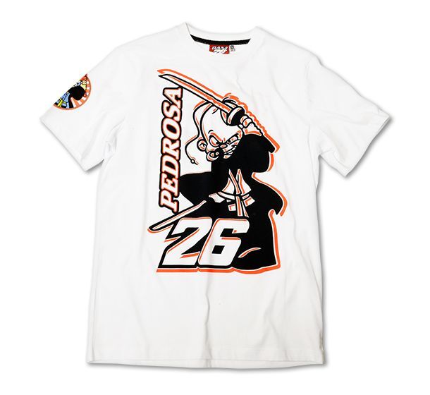 New Official Dani Pedrosa White T'Shirt - 755 06 / 784 06