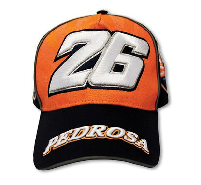 Official Dani Pedrosa 26 Navy/Orange Baseball - Cap - 761 02