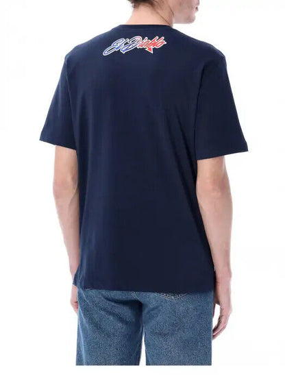 Fabio Quartararo Official "20" Stripes Blue T Shirt 23 33802
