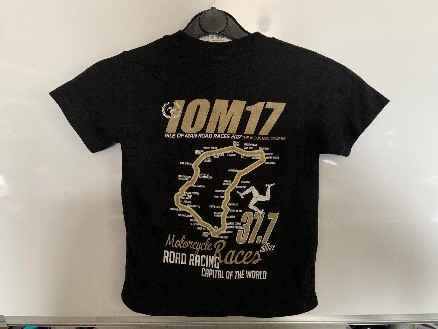 Isle Of Man Road Racing Hutchy Iom17 Kid's T-Shirt