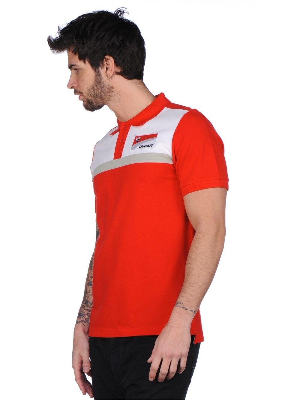 Official Ducati Corse Yoke Polo Shirt - 17 16001