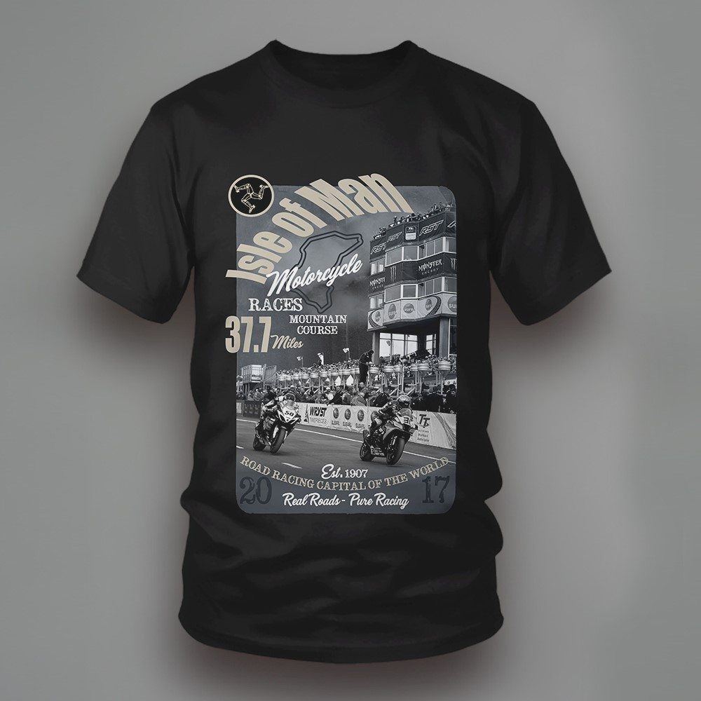 Isle Of Man Road Racing Grandstand T-Shirt