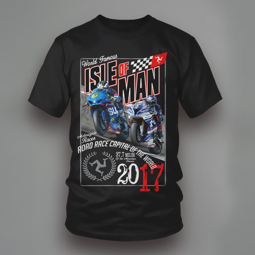 Isle Of Man Road Racing World Famous Iom17 Kid's T-Shirt