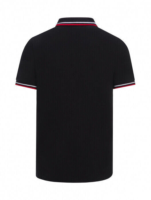 Official Ducati Corse Black Polo Shirt - 19 16002