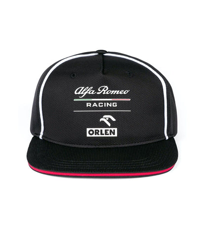 Official Alfa Romeo Racing Orlen Flat Brimteam Baseball Cap - U900271413B10