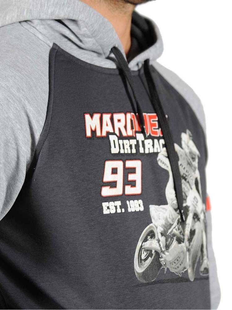 Official Mm93 Marc Marquez Flat Track Hoodie Fleece - 16 23035